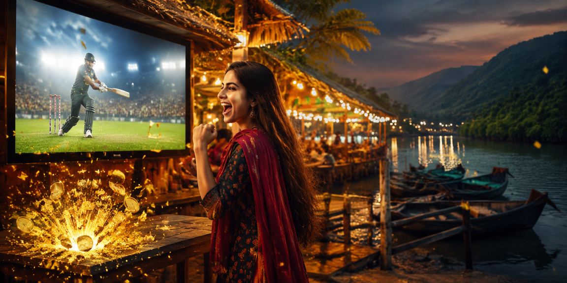 সুন্দরবনের রাতের বাজারে ক্রিকেট বেটিং উৎসব